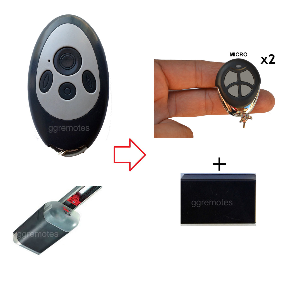 S. Aftermarket Remote Conversion Kit fits SEIP Stealth TM60
