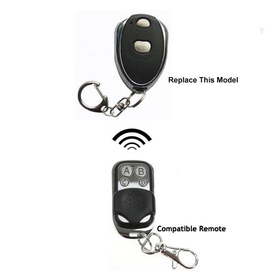 V. Garage Door Remote Compatible With Vicway 380LG & 390G Openers